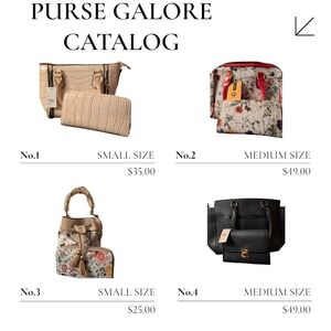 Floral Beige and Red Women's Bag by